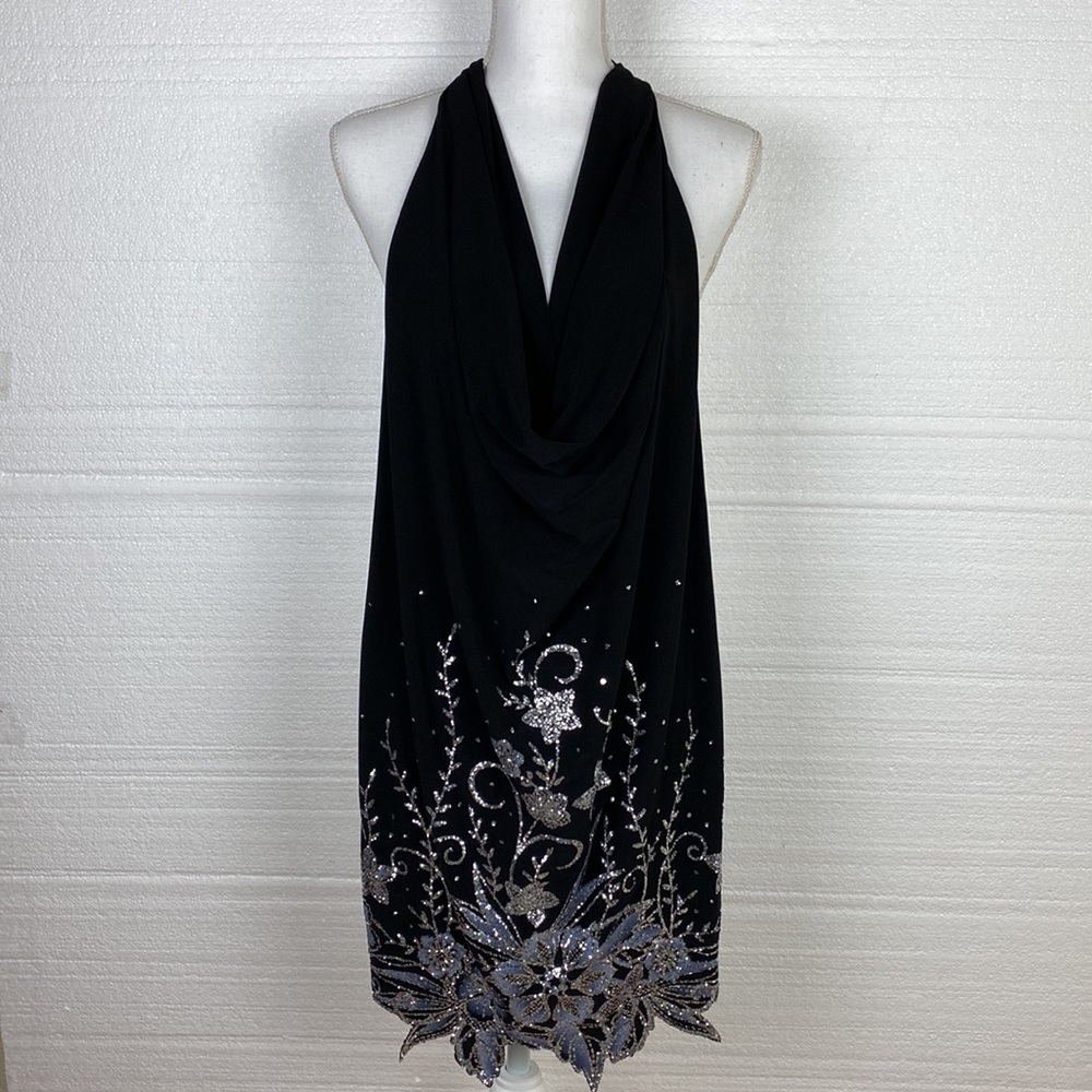 Demore black sexy cocktail party dress size Large